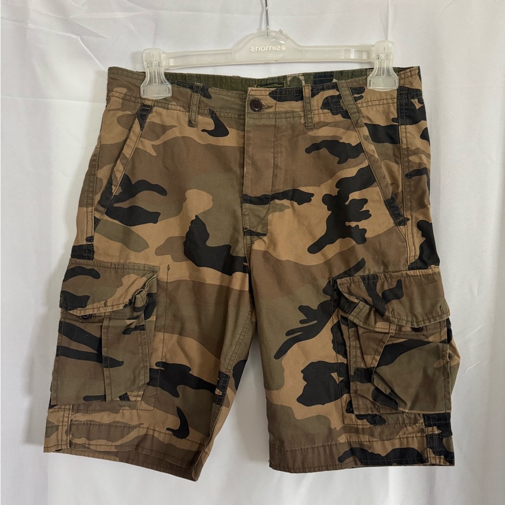 Jack & Jones Camouflage Cargo Shorts